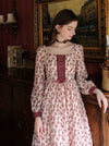 Vintage Square Neck Dress - The Cottagecore