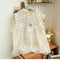 Organza Embroidered Lace Vest