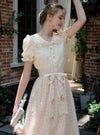 French Romantic Blouse + Floral Skirt