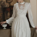 Vintage Fairycore White Dress