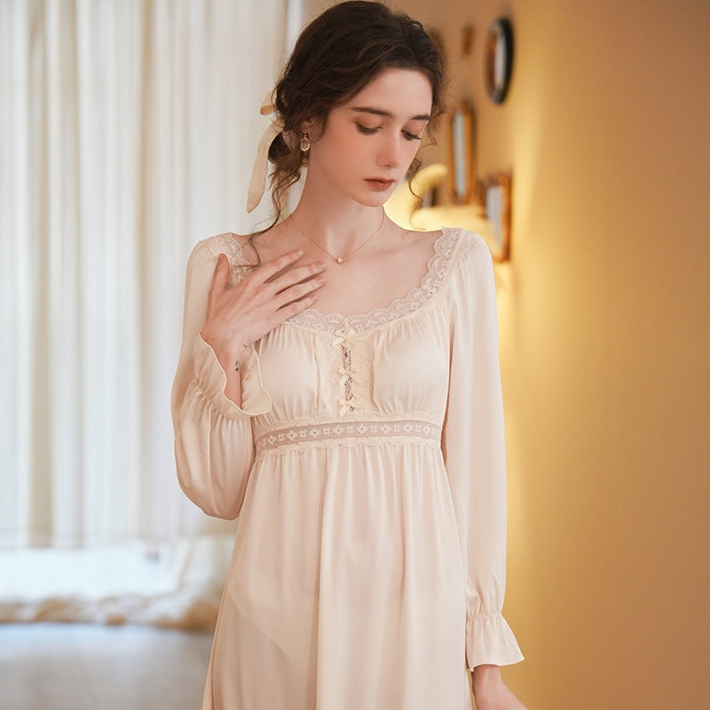 Silky Satin Lace Nightgowns– The Cottagecore