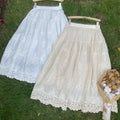 Vintage Lace A Shape Skirt