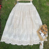 Vintage Lace A Shape Skirt