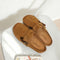 Handmade Cowhide Leather Mori Slippers