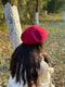 Fall Winter Wool Beret Hat
