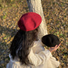 Fall Winter Wool Beret Hat