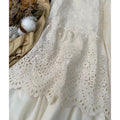 Quality 100% Cotton Lace Patchwork Embroidered Skirt