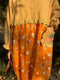 Linen Embroidered Fake 2pcs Dress