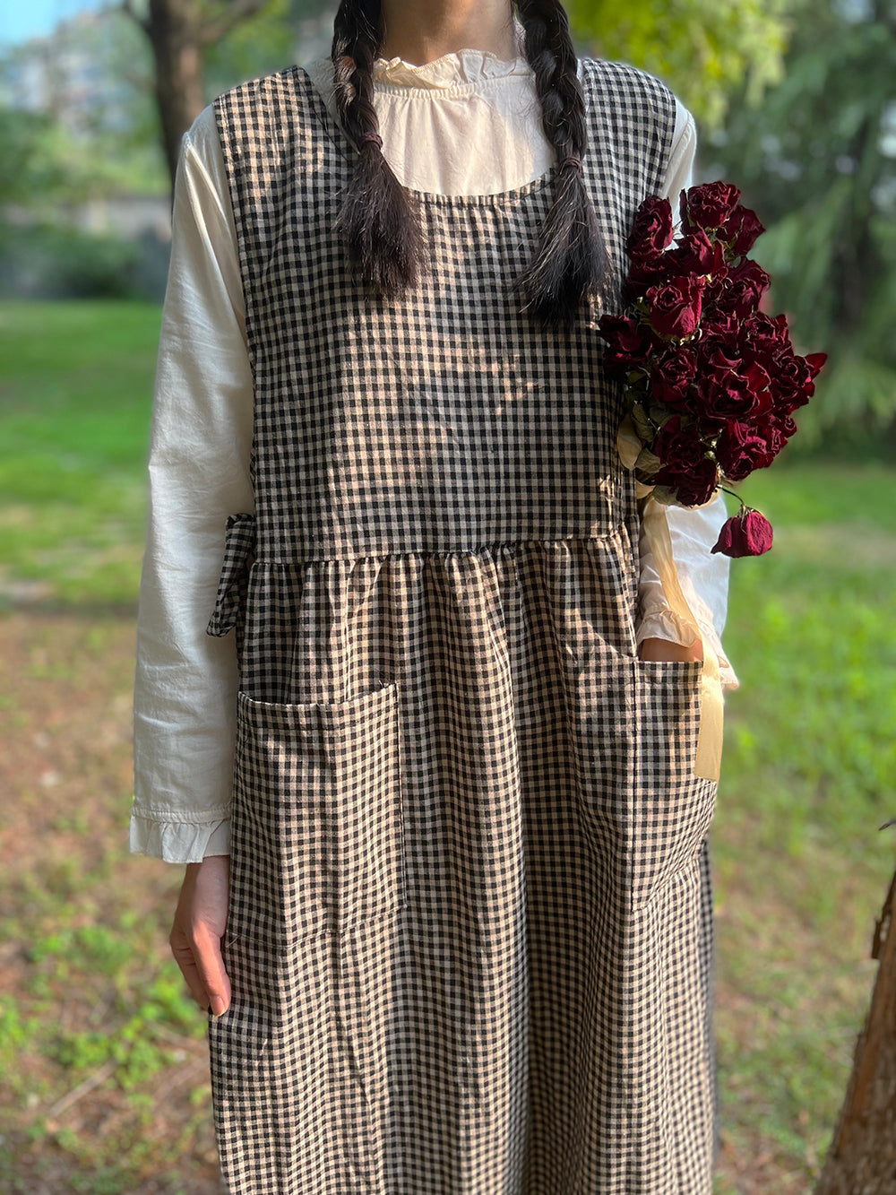 Plaid Apron Dress– The Cottagecore