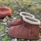 Sale! Cowhide Leather Fleece Lined Snow Boots