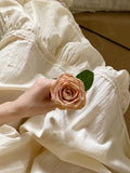 Retro Style Royal Cotton Sleep Gown