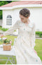 Floral Embroidered Cottagecore Dress