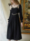Elegant Short Cardigan + Black Tweed Slip Dress Set