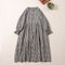 Checkered Print Basic Style Dress