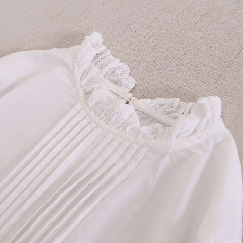 Lace Collar Bottom Dress