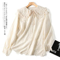 Double Layered Lace Collar Blouse