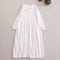 Basic Style Button Up Lace Dress
