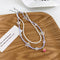 Cute Double Layered Beaded Necklace