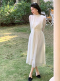 Elegant Long sleeve Pleated Dress