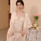 French Style Silky Cardigan + Lace Sleep Gown 2pcs Set