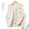 Floral Embroidered Knitted Vest