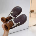 Fleece Lined Suede Leather Shoes