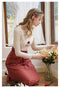 Hollow Out Rose Top + Vintage Plaid Skirt