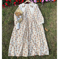 Countrycore Embroidered Vintage Print Dress