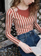 Vintage Striped Slim Fit Shirt