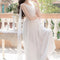 Fairycore Flowy White Dress