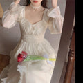 Romantic Style Ruffle Dress