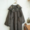 Cute Witchcore Embroidered Collar Trench Coat