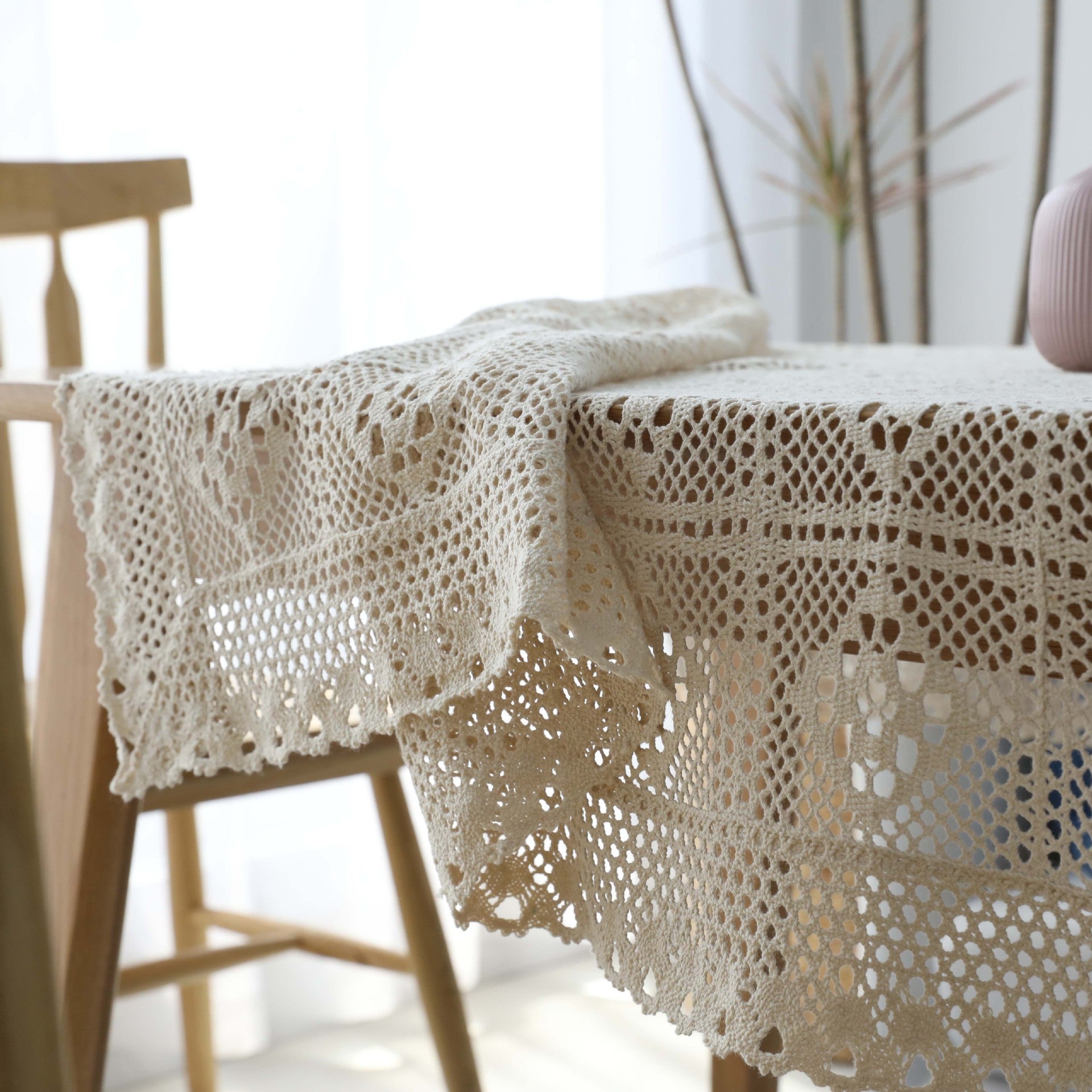 Handmade Lace Tablecloth The Cottagecore