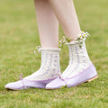 3pcs Cute Purple Socks Set