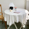 Ruffled Cotton Tablecloth - The Cottagecore