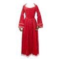 Vintage Trumpet Sleeve Velvet Dress