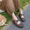 Morikei Soft Comfortable Cowhide Leather Shoes