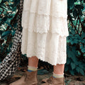 3-Layered Lace Skirt