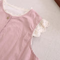 Cute Lace Trim & Hem Vest