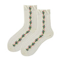 Thin Floral Socks