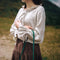 100% Linen Top With Ruffled Sleeves