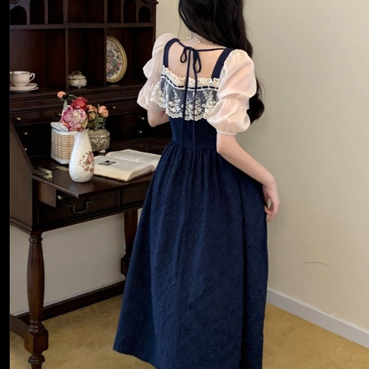Antique Royalcore Lace Dress