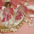 Handmade Fairycore Tulip Drop Earrings