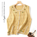 Farmcore Embroidered Knitted Vest