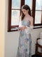 Fairy Sheer Rose Cardigan + Painting Slip Dress