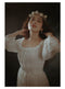 Vintage White Lace Dress