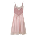 Vintage Lace Pink Dress