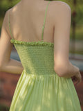 Solid Color Vintage Slip Dress