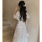 Romantic Off Shoulder Floral Print Dress