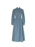 Retro Style Medieval Stand Collar Dress